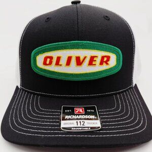 Black And White Oliver Richardson 112 Snap Back Hat Cap